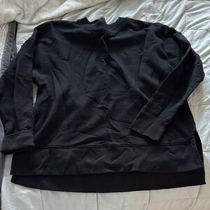 Time and Tru Charcoal Ribbed Crewneck